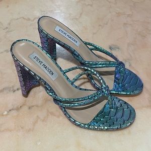 Steven Madden iridescent heels